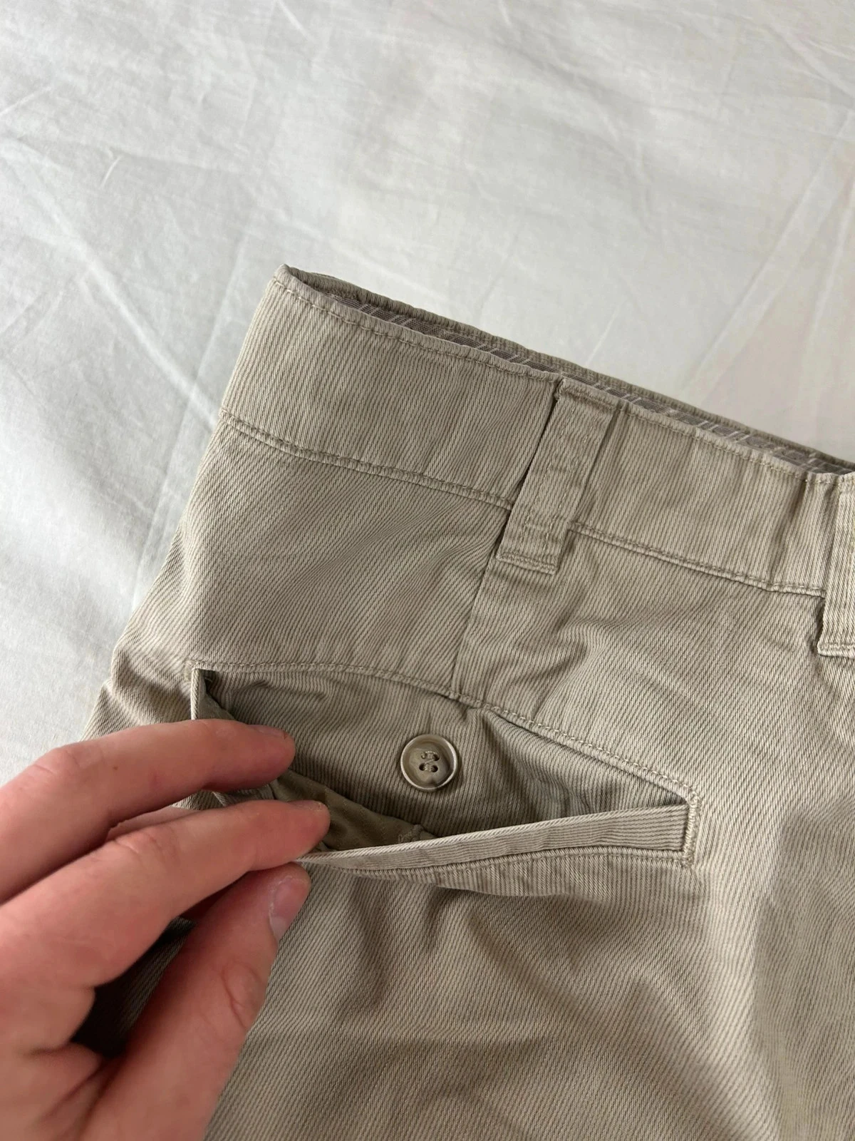 Vintage beige grey chino SAINT HILAIRE – photo 14